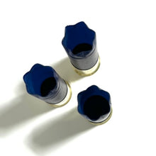 Load image into Gallery viewer, Blank Blue High Brass Shotgun Shells Empty 12 Gauge Blank Hulls No Markings DIY Boutonniere Ammo Crafts 8 Pcs