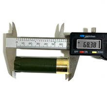 Load image into Gallery viewer, Blank Olive Green High Brass Shotgun Shells 12 Gauge Blank Hulls No Markings DIY Boutonniere Ammo Crafts 8 Pcs