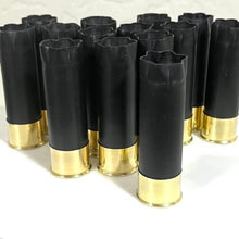 Load image into Gallery viewer, Engraved 24 Blank Black Clever Hand Polished Empty Shotgun Shells 12 Gauge No Markings On Hulls
