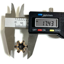 Load image into Gallery viewer, 9MM Bullet Flowers Fired Bullets Black Copper Qty 3 Pcs - Free Shipping