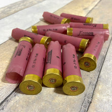 Load image into Gallery viewer, Salmon Rose Shotgun Shell 12 Gauge Empty Pink 12GA Hulls