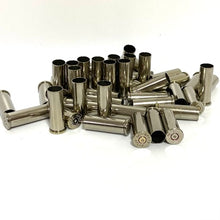 Load image into Gallery viewer, 38 SPL Once Fired Nickel Casings
