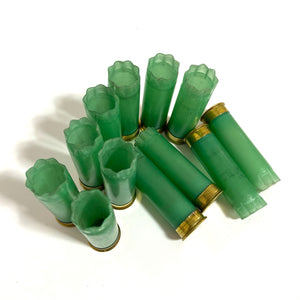Light Green Shotgun Shells Empty 12 Gauge Remington Used Hulls Spent Shotshells 12 GA Ammo Cartridges DIY Bullet Jewelry Qty 100 FREE SHIPPING