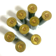 Load image into Gallery viewer, Empty Remington Green Shotgun Shells Gold Headstamps