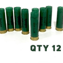 Load image into Gallery viewer, Remington Gun Club Green Shotgun Shells 12 Gauge Shotshells Spent Used Empty Cartridges Fired Casings 12 GA Shot Gun Hulls
