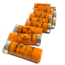 Load image into Gallery viewer, Orange Shotgun Shells Fake Dummy Rounds
