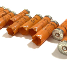 Load image into Gallery viewer, Orange Nobel 12 Gauge Shotgun Shells Empty 12GA Hulls