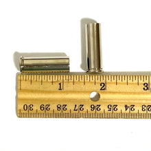Load image into Gallery viewer, 38 SPL Special Nickel Shells Plated Spent Casings Once Fired Ammo Cartridges Silver Bullet Jewelry Qty 5 pcs