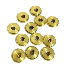 9MM Thin Cut Bullet Slices Polished  For Jewelry
