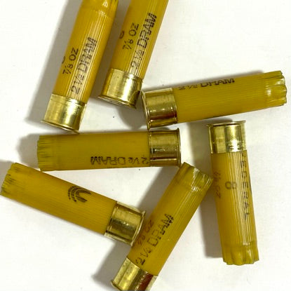 Fired Yellow Shotgun Shells