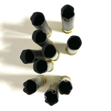 Load image into Gallery viewer, Star Crimped Black 410 Clever Mirage Shotgun Shells Empty Hulls Used Fired Spent
