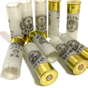 Fetter 12 Gauge High Brass Empty Shotgun Shells Semi Translucent 12GA Hulls Spent Fired Used Cartridges