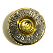 Load image into Gallery viewer, 38 Spl Polished Nickel Thin Cut Bullet Slices Qty 15 | FREE SHIPPING