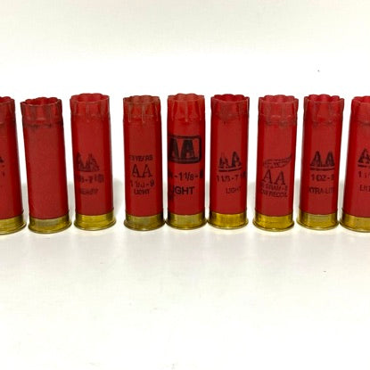 Winchester AA Red 12 Gauge Used Shotgun Shells Empty Hulls Fired