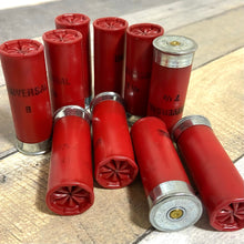 Load image into Gallery viewer, Red Dummy Rounds Fake Shotgun Shells 12 Gauge 12GA Qty 10 - FREE SHIPPING
