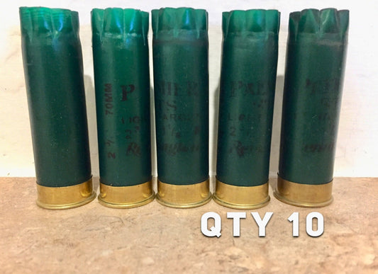 Remington Premier STS Dark Green 12 Gauge Hulls Qty 10 Lot