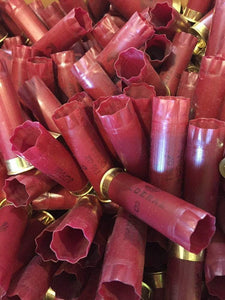 Burgundy Red Federal Used Empty 12 Gauge Shotgun Shells Spent Hulls