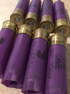 Purple Lavender Used 16 Gauge Shotgun Shells