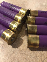 Load image into Gallery viewer, Purple Shotguns Shells Gold Brass Bottoms
