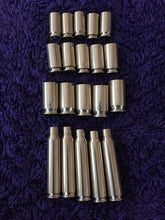 Load image into Gallery viewer, Empty Brass Shells Spent Bullet Casings Once Fired Ammo Mixed Inspected Polished 223 45 ACP 40 9MM