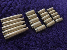 Load image into Gallery viewer, Empty Brass Shells Spent Bullet Casings Once Fired Ammo Mixed Inspected Polished 223 45 ACP 40 9MM