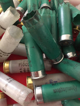 Load image into Gallery viewer, Green and Translucent White 12 Gauge Empty Shotgun Shells Once Fired Hulls - Qty 240 Pcs
