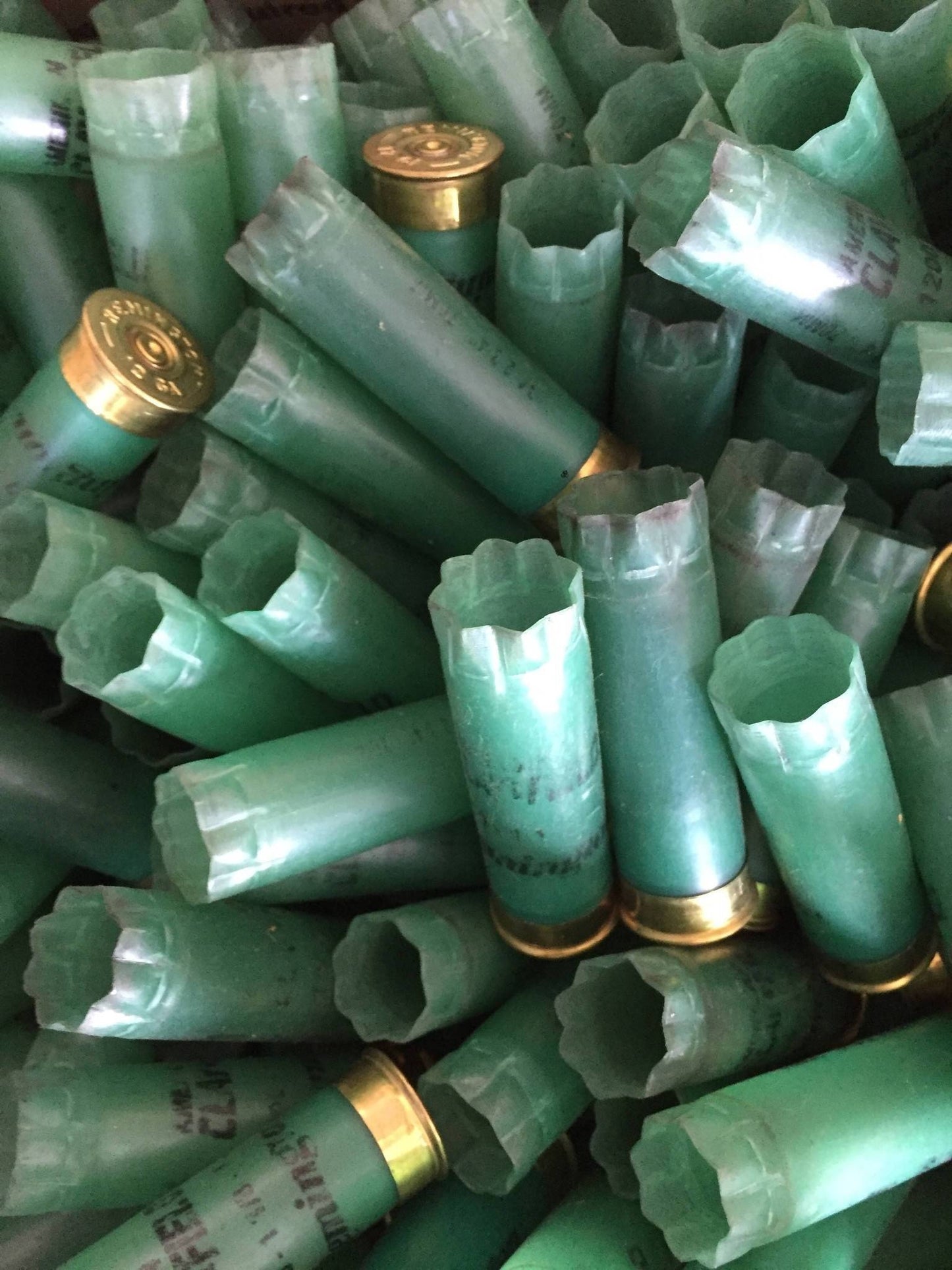 Remington American Clay & Field Light Green Shotgun Shells Empty 12 Gauge Used Hulls Spent Shotshells 12GA Ammo Cartridges DIY Wedding Boutonnieres Qty 10 | FREE SHIPPING