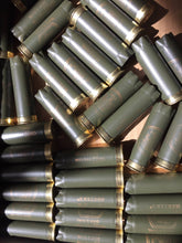Load image into Gallery viewer, Olive Drab Army Green Empty Used Shotgun Shells 12GA Hulls