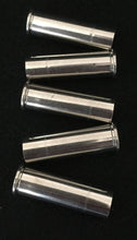 Load image into Gallery viewer, 357 Winchester Mag Empty Nickel Shell Casings Used Spent Ammo Cartridges Silver Bullet Jewelry Qty 5 Pcs - Free Shipping