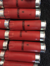 Load image into Gallery viewer, Universal Red Shotgun Shells Empty Winchester 12GA Shotshells Used Ammo 12 Gauge Hulls Spent Casings DIY Crafts 72 Pcs - Free Shipping