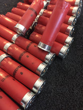 Load image into Gallery viewer, Universal Red Shotgun Shells Empty Winchester 12GA Shotshells Used Ammo 12 Gauge Hulls Spent Casings DIY Crafts 72 Pcs - Free Shipping