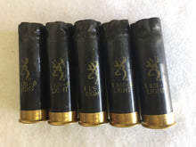 Load image into Gallery viewer, Browning Shotgun Shells 12 Gauge Empty Black Hulls Once Fired Spent 12GA Casings DIY Ammo Crafts 5 Pcs - FREE Shipping