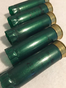 Dark Green Shotgun Shells 12 Gauge Spent Hulls Fired Remington Premier STS Emerald Green Empty 12GA Used Shot Gun Casings Qty 10 | FREE SHIPPING