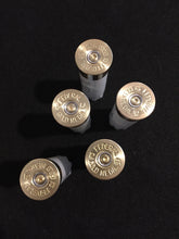 Load image into Gallery viewer, White Shotgun Shells  Hand Polished Empty 12 Gauge Hulls Fired Used Spent Casings Ammo Crafts 5 Pcs - FREE SHIPPING
