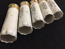 Load image into Gallery viewer, White Empty Shotgun Shells Hand Polished 12 Gauge Hulls 5 Pcs - FREE SHIPPING