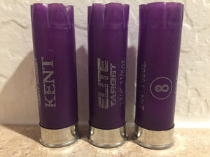 Purple Empty Shotgun Shells 12 Gauge Shotshells Spent Hulls Cartridges Once Fired Casings 12GA Shot Gun Qty 20 Pcs - Free Shipping