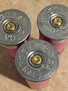 Pink Empty Shotgun Shells 12 Gauge Headstamps
