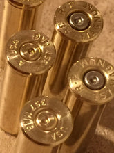 Load image into Gallery viewer, Empty Brass Shells 357 Magnum Spent Casings Ammo Used Cartridges Hand Polished Qty 5 Pcs - Free Shipping
