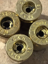 Load image into Gallery viewer, 9MM Brass Deprimed Empty Shells Used Spent Casings 9X19 DIY Bullet Jewelry Ammo Crafts Qty 10 Pcs - FREE SHIPPING