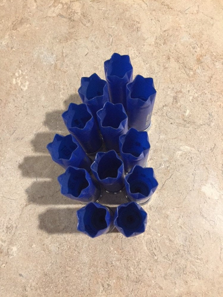Kent Blue Empty Shotgun Shells 12 Gauge Shotshells Spent Navy Blue 12GA Hulls Cartridges Used Fired Casings Shot Gun Shells Qty 12 | FREE SHIPPING