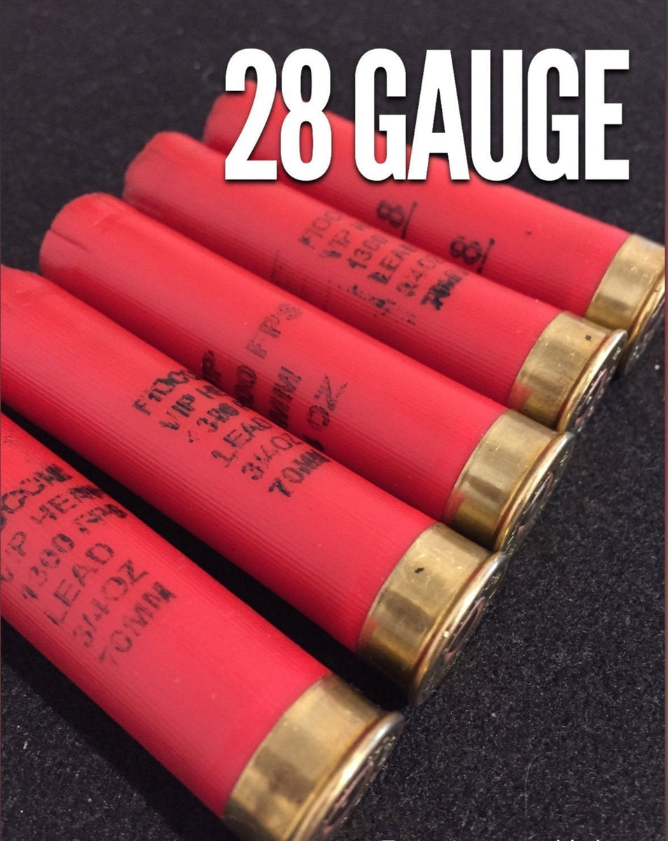 Federal Dark Red 28 Gauge Shotgun Shells Empty 28GA High Brass Hulls 1 –
