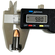 Load image into Gallery viewer, Dummy 9MM 9x19 Luger Black Casings With New Bullet | Qty 3