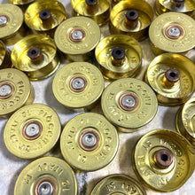 Load image into Gallery viewer, Fiocchi Gold HeadStamps Shotgun Shell 12 Gauge End Caps Brass Bottoms - FREE SHIPPING