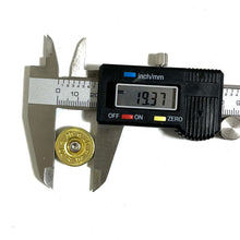 Load image into Gallery viewer, 20 Gauge Shotgun Shell Stars Slices For Bullet Jewelry Qty 15