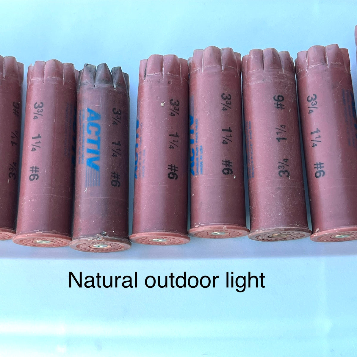 Activ Empty Mauve Shotgun Shells 12 Gauge Once Fired Used 12GA Hulls - 9pcs
