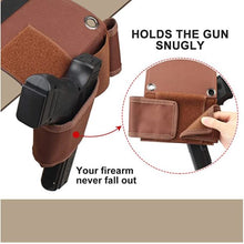 Load image into Gallery viewer, Glock Bedside Handgun Holster Brown