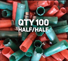 Load image into Gallery viewer, Green and Red Empty Shotgun Shells
