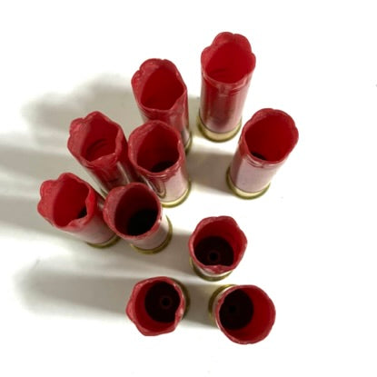 Empty Red Shotgun Shells 28 Gauge