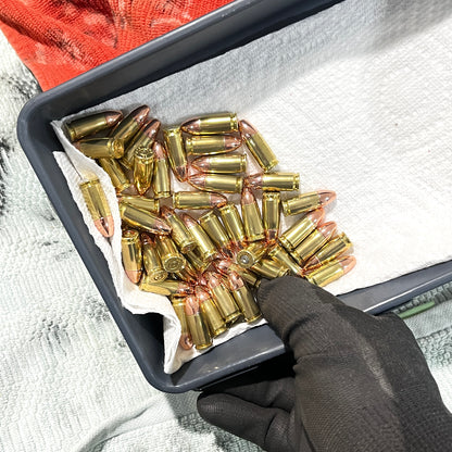 9mm Dummy Rounds — Fake Bullets | Authentic Polished Brass | Real Projectile | Qty 5