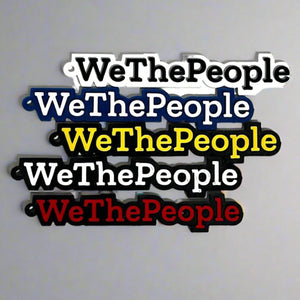We The People Keychain Accessories Zipper Pulls Backpack Charm 10 Pcs